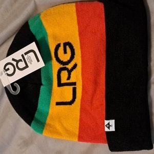 LRG Ribbed Cuffed Logo Multicolor Beanie